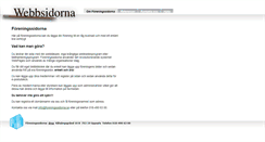 Desktop Screenshot of foreningssidorna.se